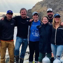 Big Sur kelp restoration team